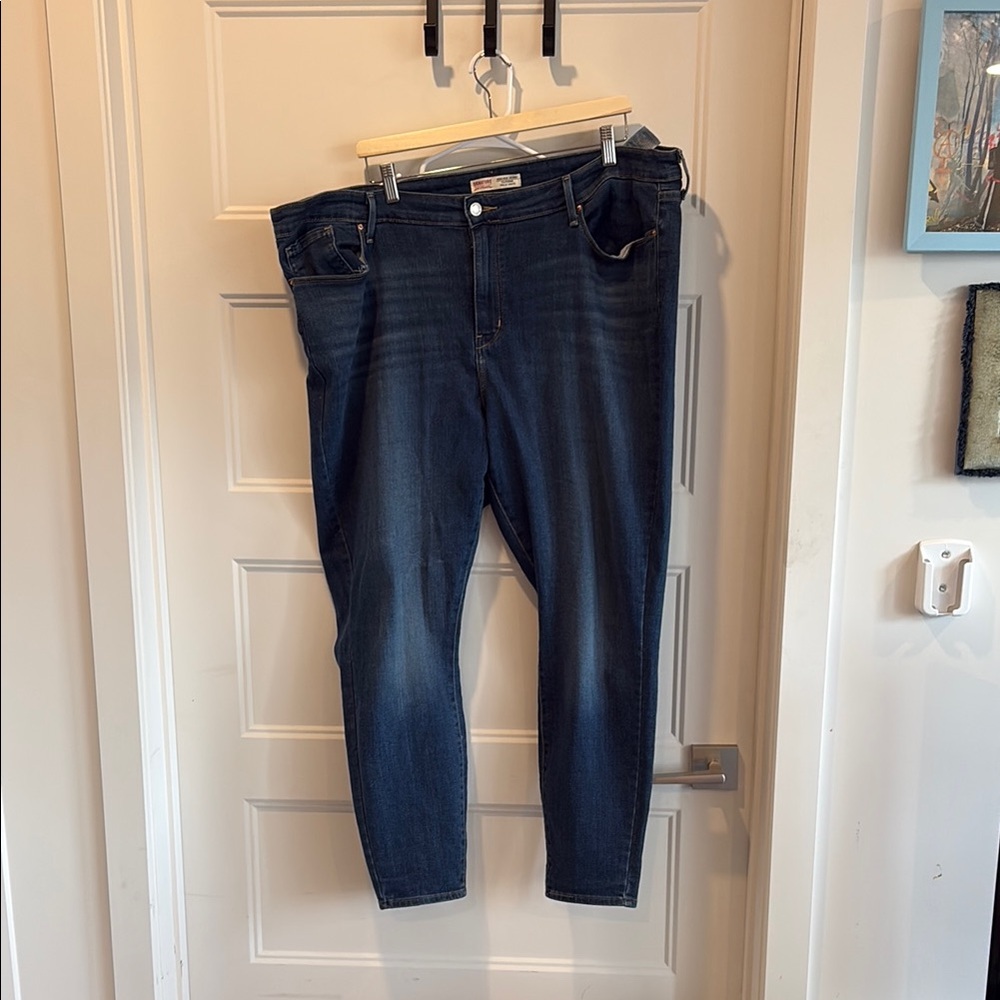 Plus size Signature by Levi Strauss Skinny Blue Jeans